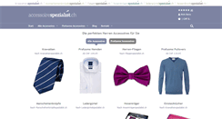 Desktop Screenshot of accessoirespezialist.ch
